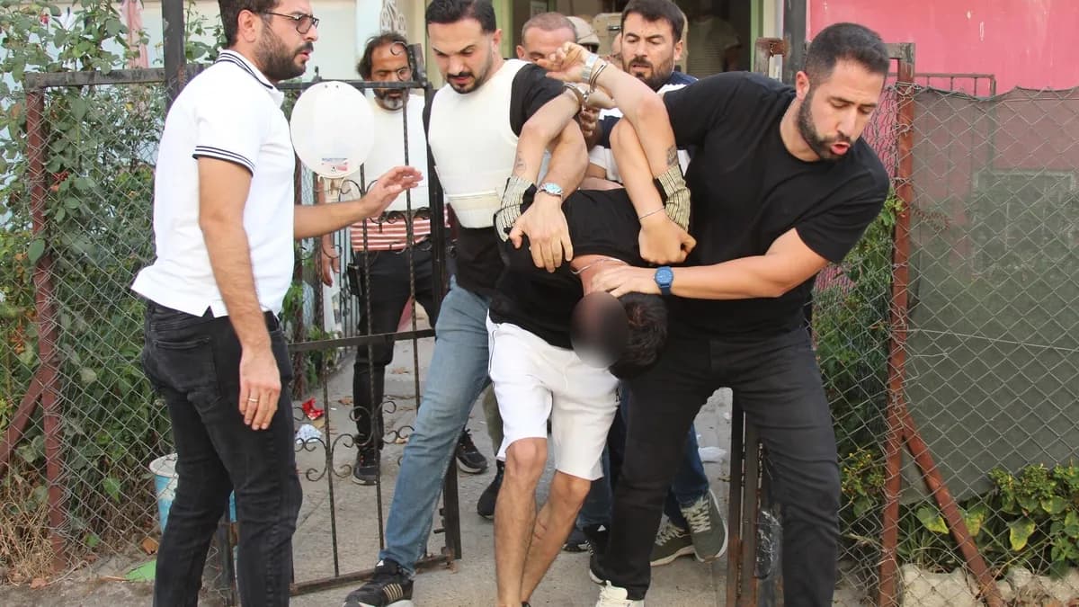 Adana’da nefes kesen operasyon! Firari önce ateş açtı, ardından el bombasının pimini çekti