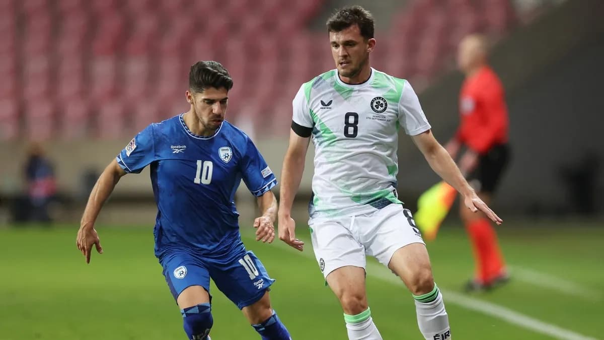B Ligi’nde İrlanda deplasmanda İsrail'i 3-0'la geçti ve 3 puanın sahibi oldu