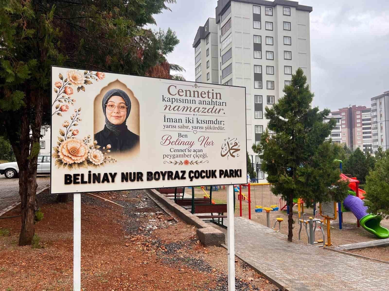 Okul saldırısında hayatını kaybeden çocukların isimleri park ve sahaya verildi