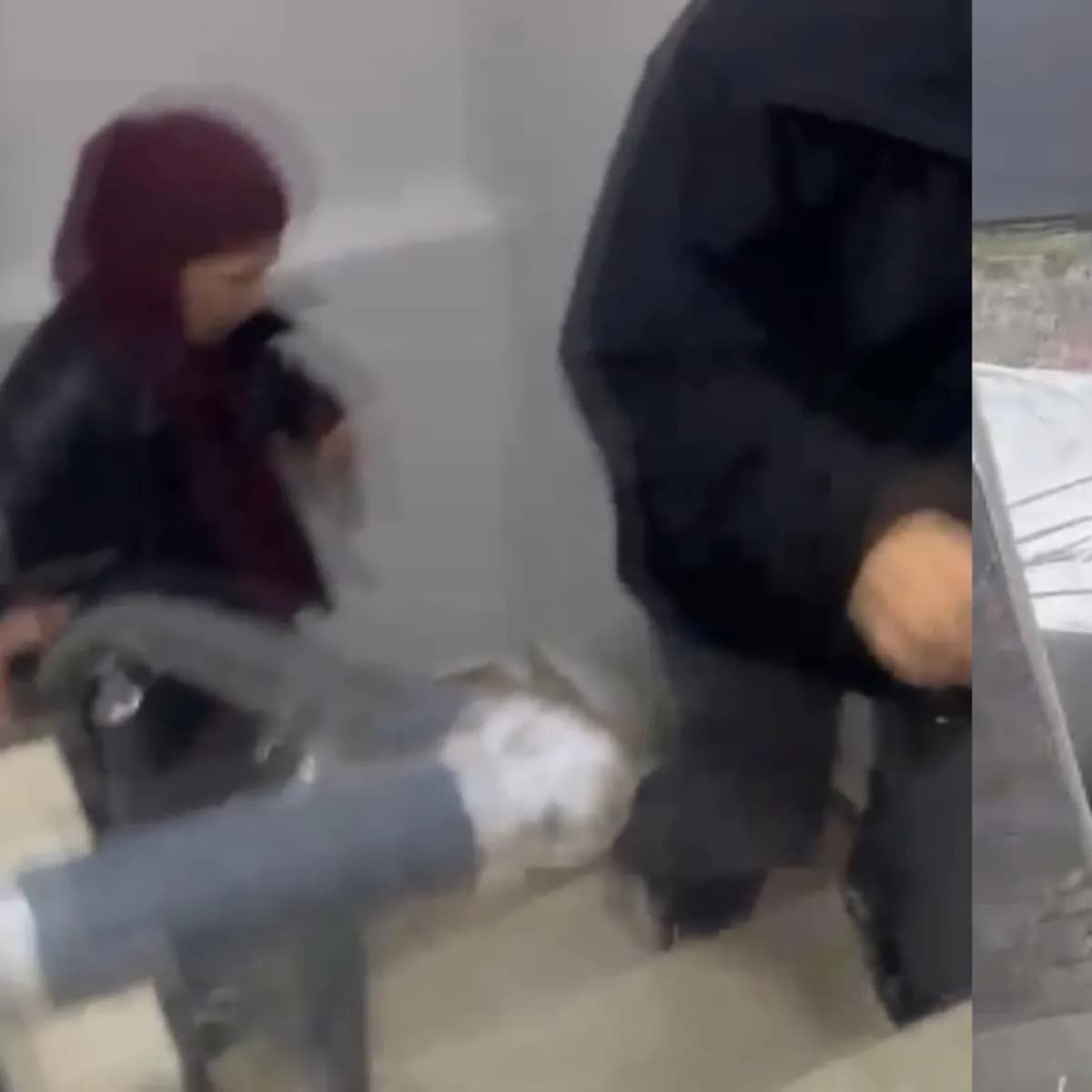 Kağıthane’de pes dedirten anlar! Kapıları yokladılar, kaçarken çıkış yerine bodruma indiler