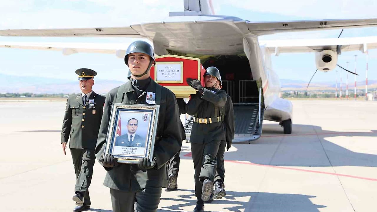 Kalp Krizi Sonucu Şehit Olan Uzman Çavuş Sevim’in Naaşı Elazığ’da