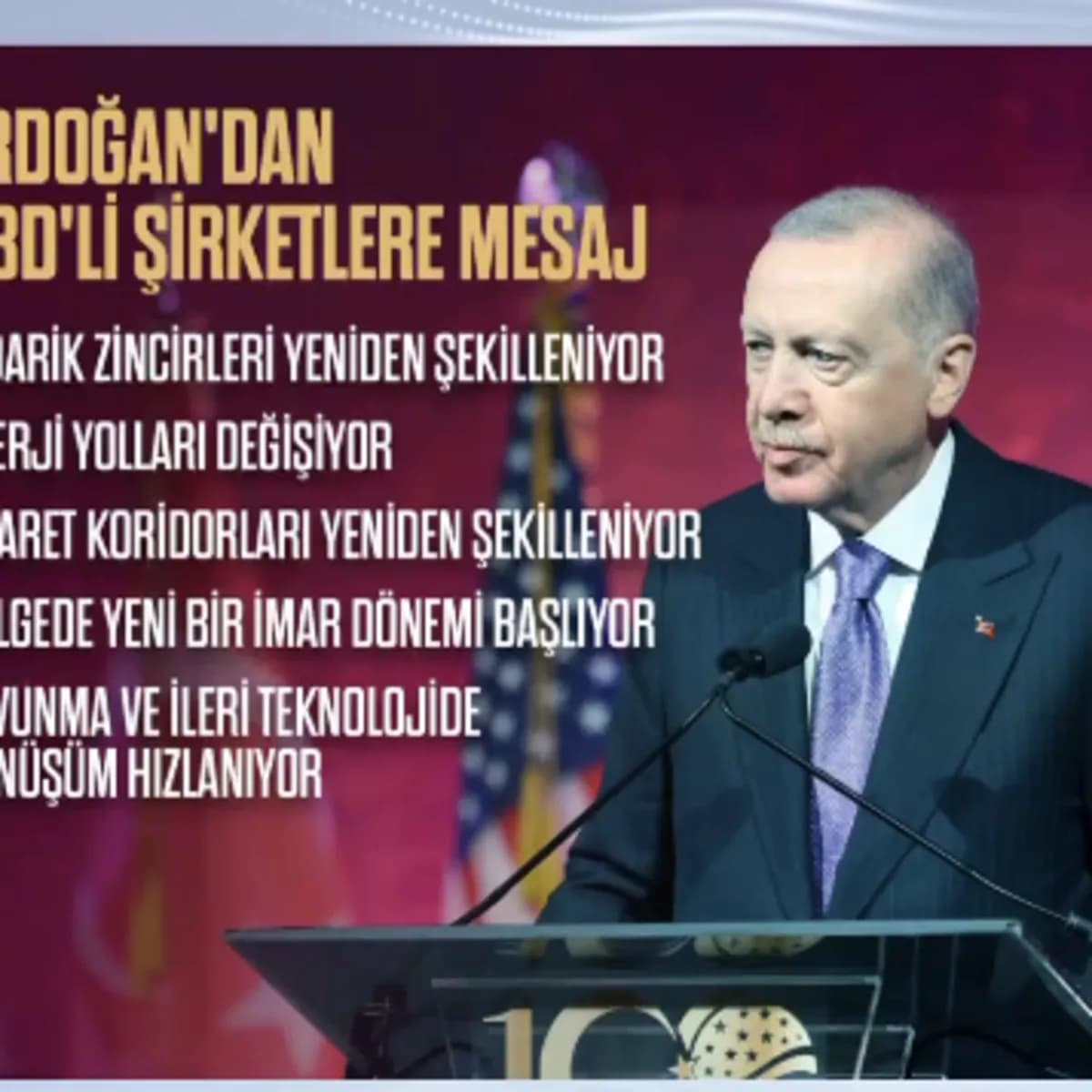 Erdoğan'dan ABD'li şirketlere 5 kritik mesaj: Erdoğan ABD'li şirketlerle ne konuştu?