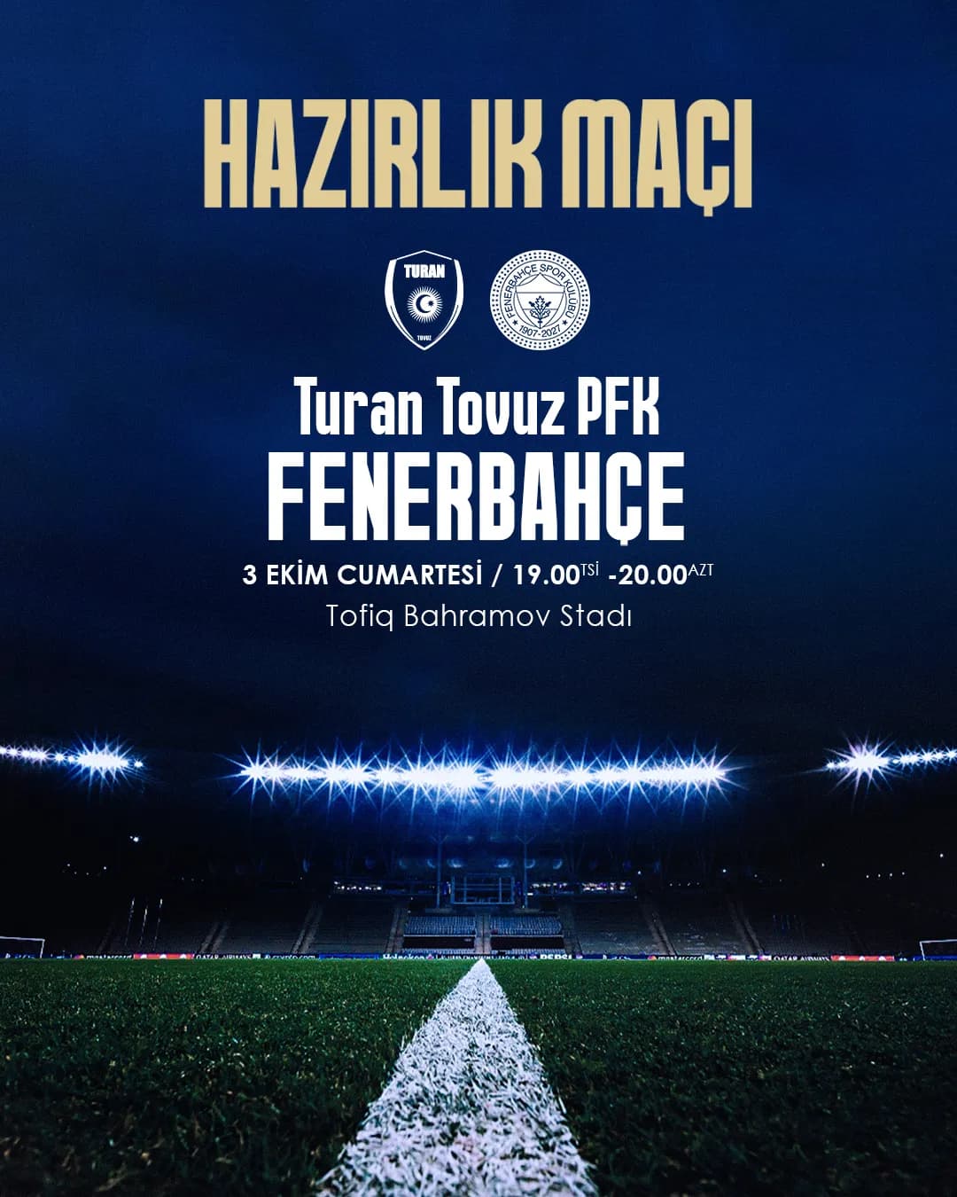 Fenerbahçe'nin Milli Aradaki Rakibi Azerbaycan'dan Oldu