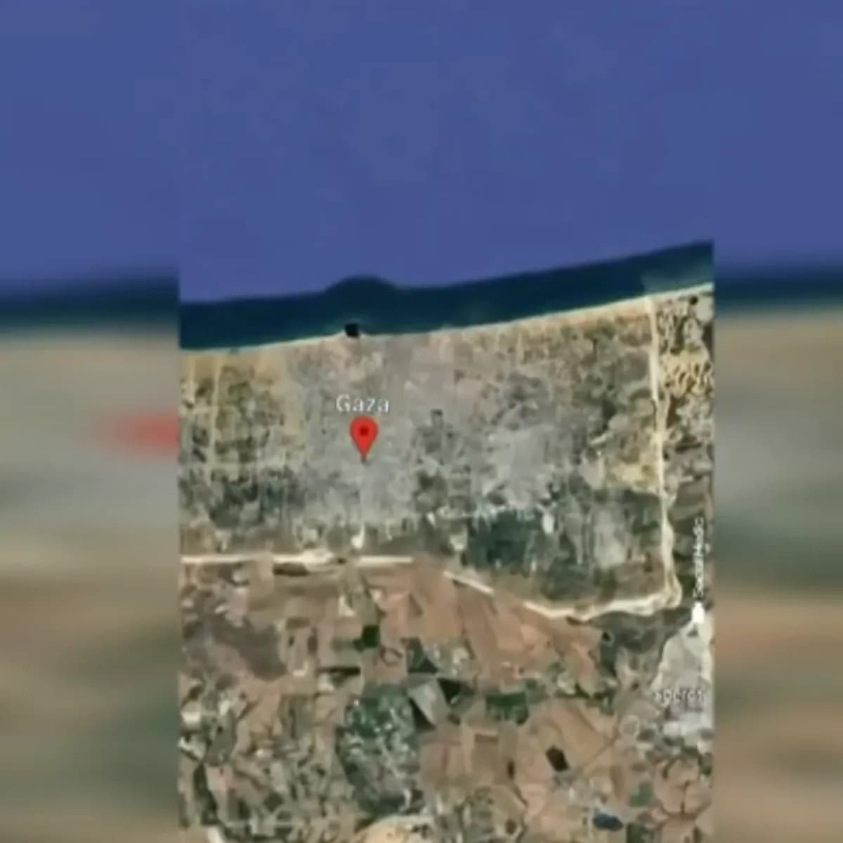 Gazze'deki yıkımın boyutu Google Haritalar'da