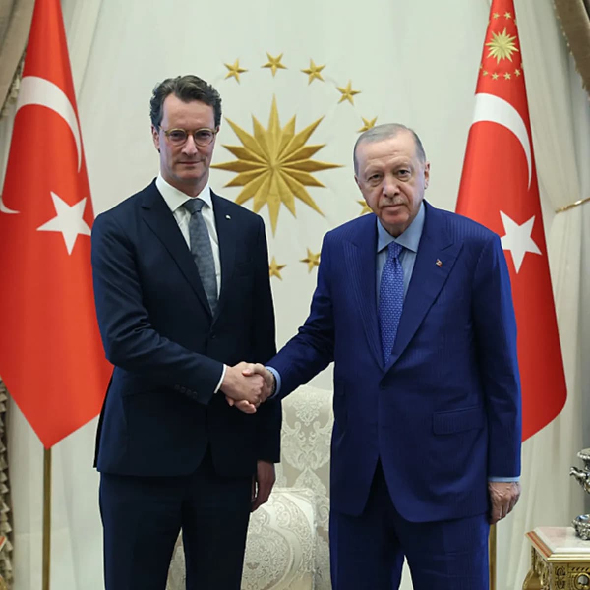 Başkan Erdoğan, Hendrik Wüst'ü kabul etti