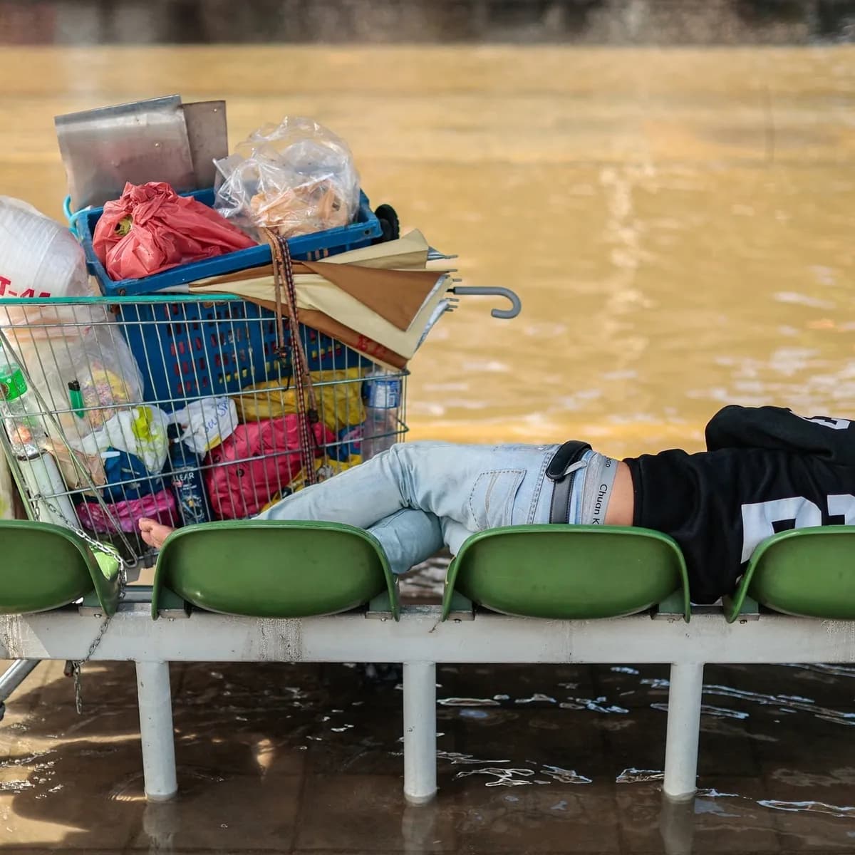 Bangkok su altında