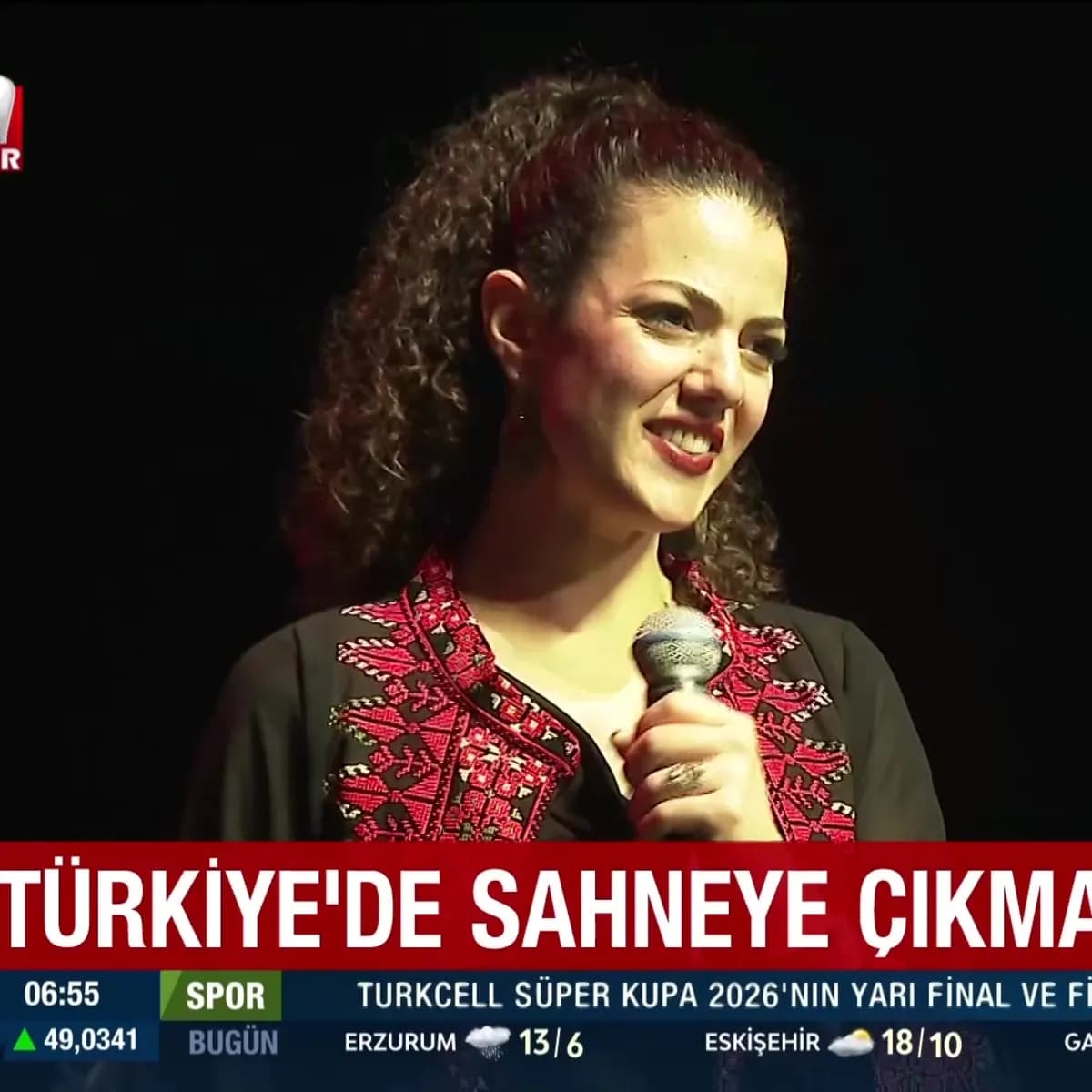 Filistinli sanatçı Nai Barghouti A Haber'e konuştu: "Sanatçı bir duruştur"