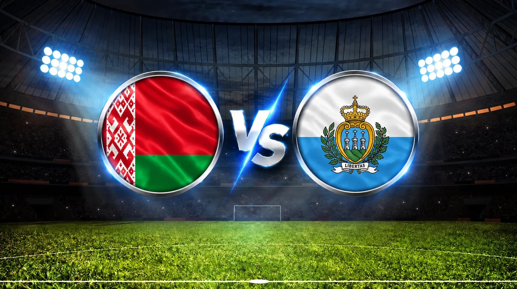 Beyaz Rusya-San Marino karşılaşmasında 4 golle kazanan ev sahibi