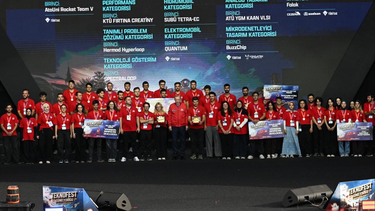 TEKNOFEST Güneydoğu'da Teknoloji Şampiyonları Ödüllerine Kavuştu