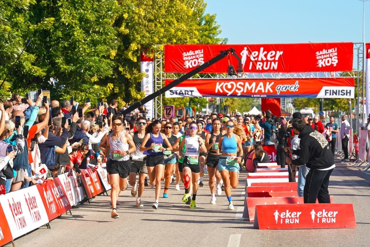 Bursa'da Spor ve Dayanışma Rüzgarı: 13. Eker I Run Gerçekleşti