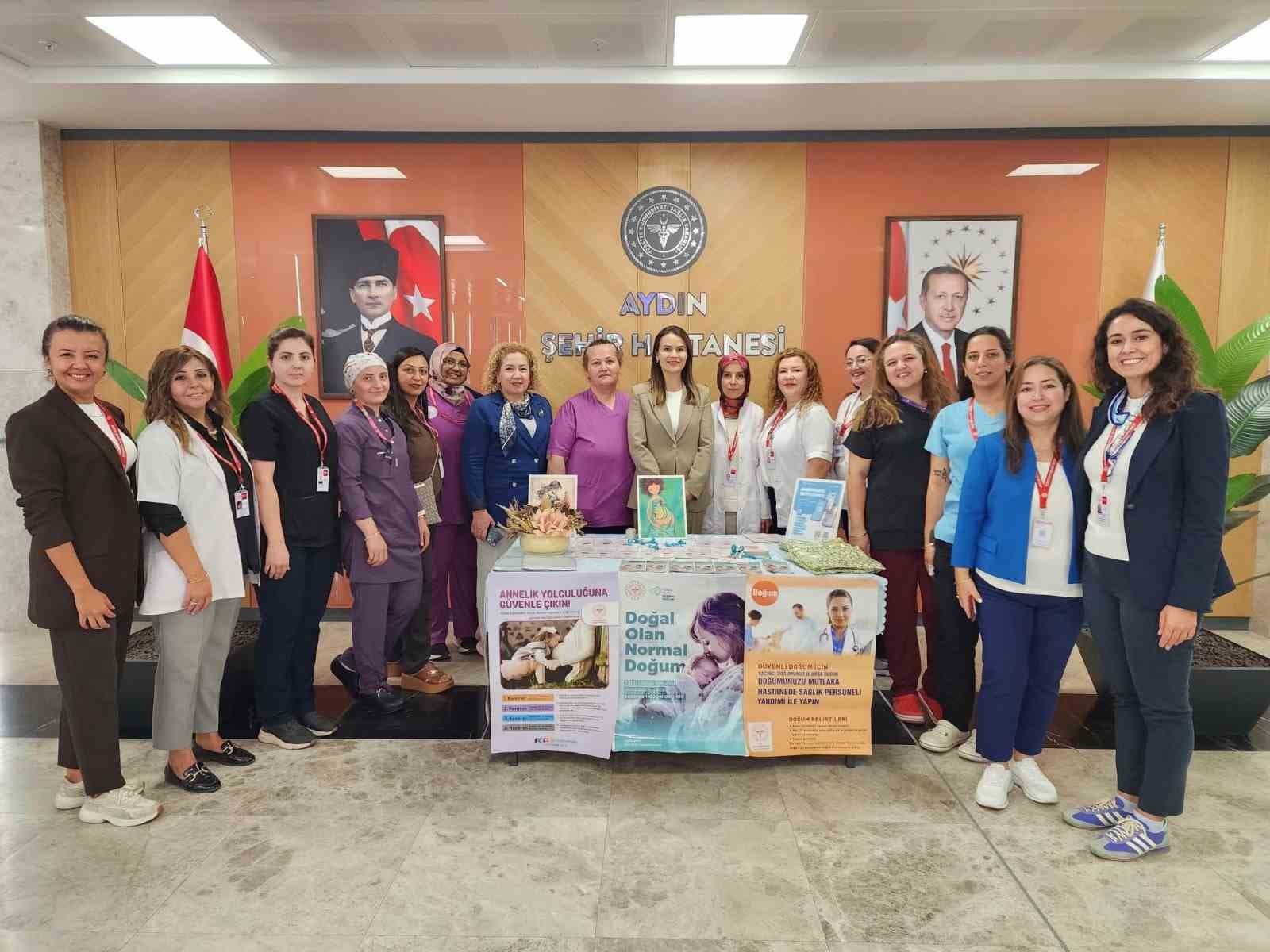 Aydın Şehir Hastanesi'nde Anne Adaylarına Normal Doğum Eğitimi