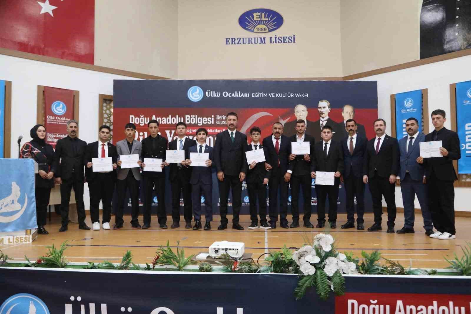 Doğu Anadolu Bilgi Yarışması Finali Erzurum'da Tamamlandı