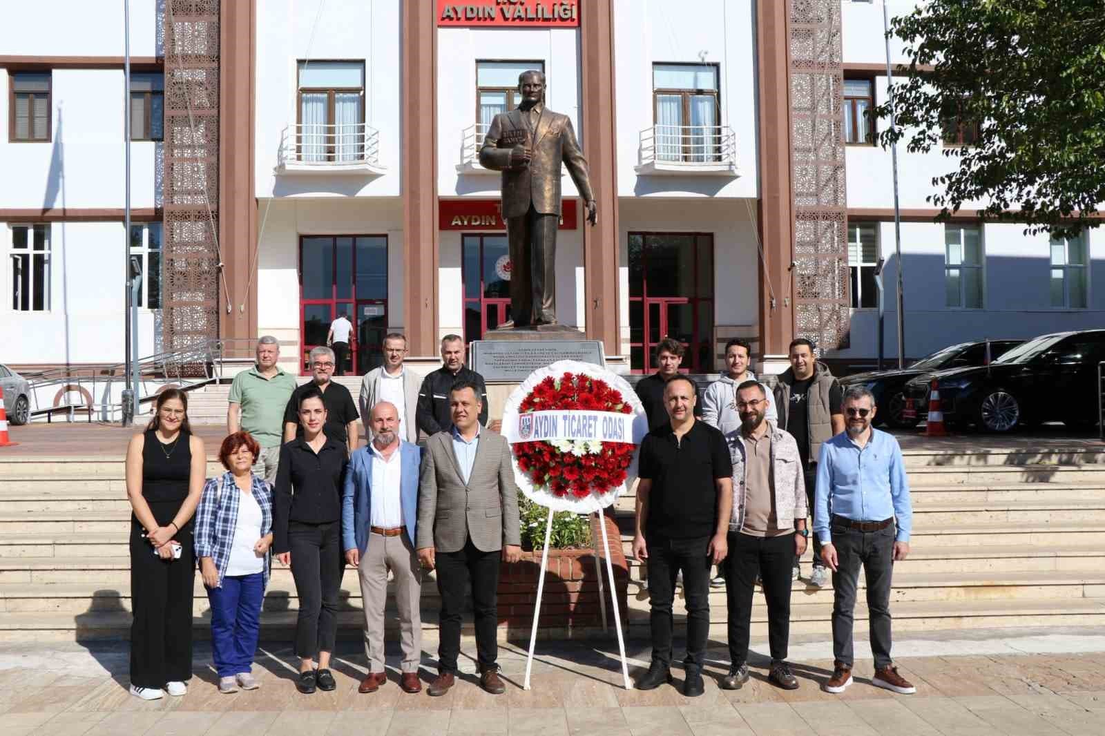 Aydın’da Sigorta Haftası çelenk töreniyle kutlandı