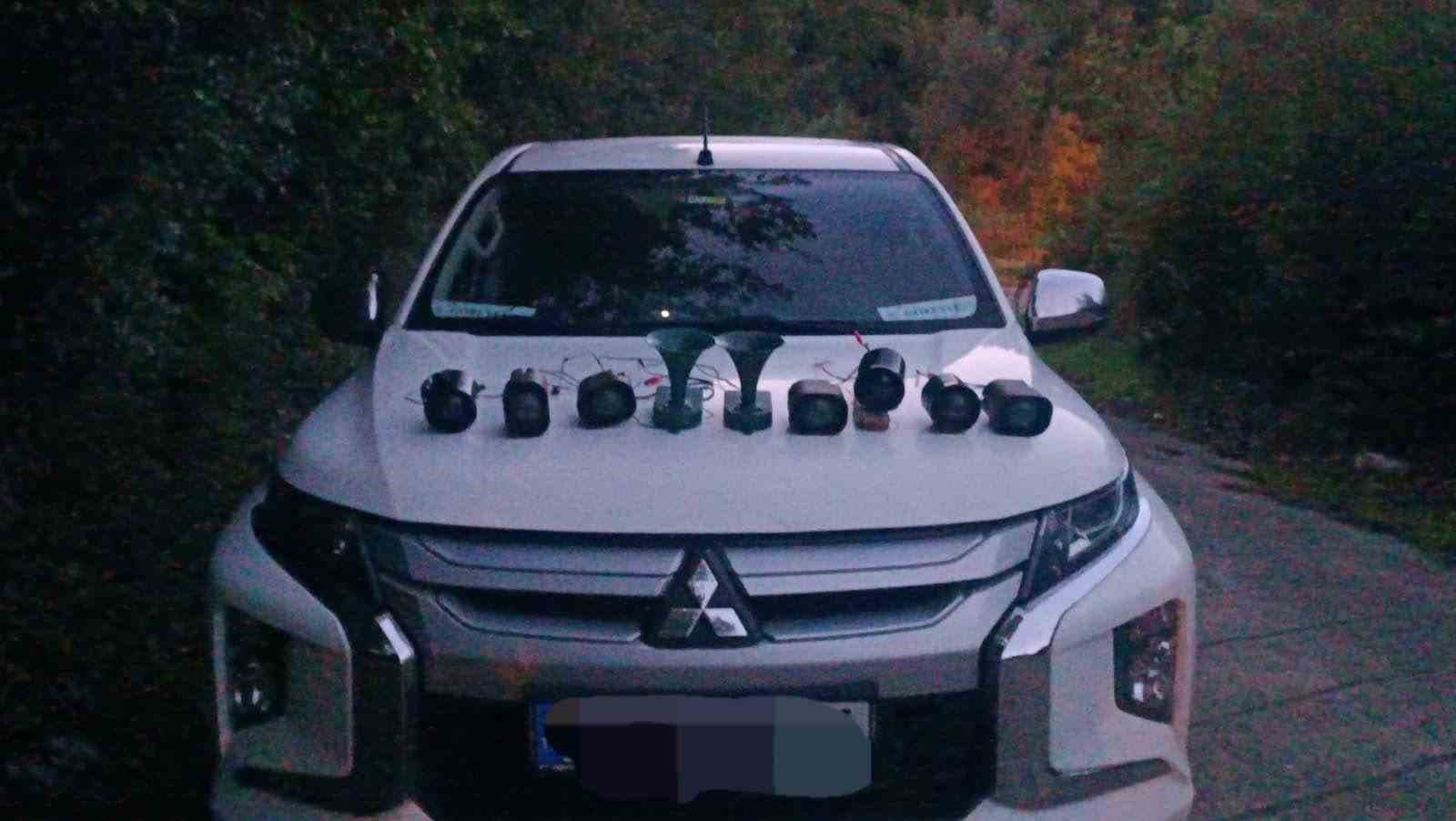 Karadeniz Ereğli'de Kaçak Avcılık Operasyonu: 9 Ses Cihazı Ele Geçirildi