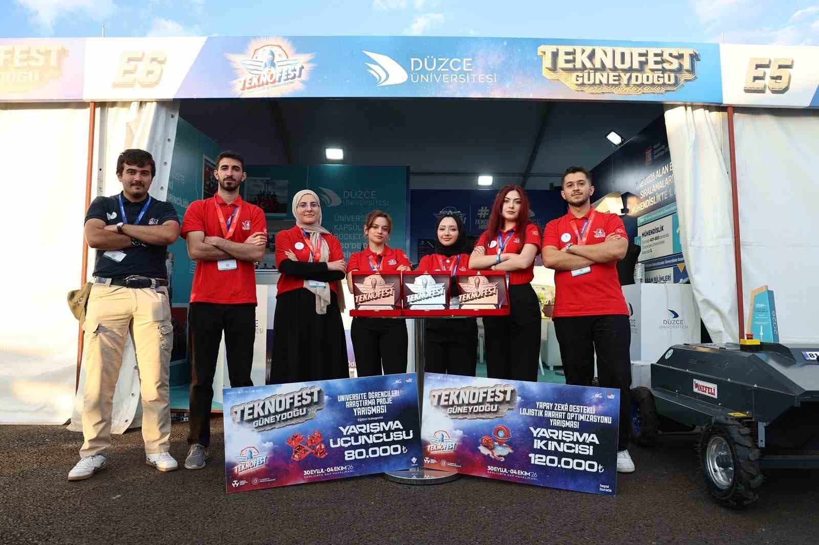 Düzce Üniversitesi TEKNOFEST 2026'da Beş Farklı Kategoride Ödül Kazandı