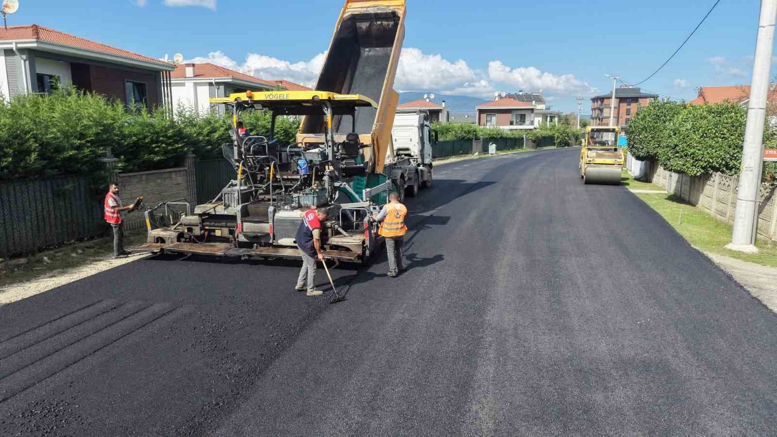 Düzce'de Hafta Sonu Yol Yenileme Çalışmaları