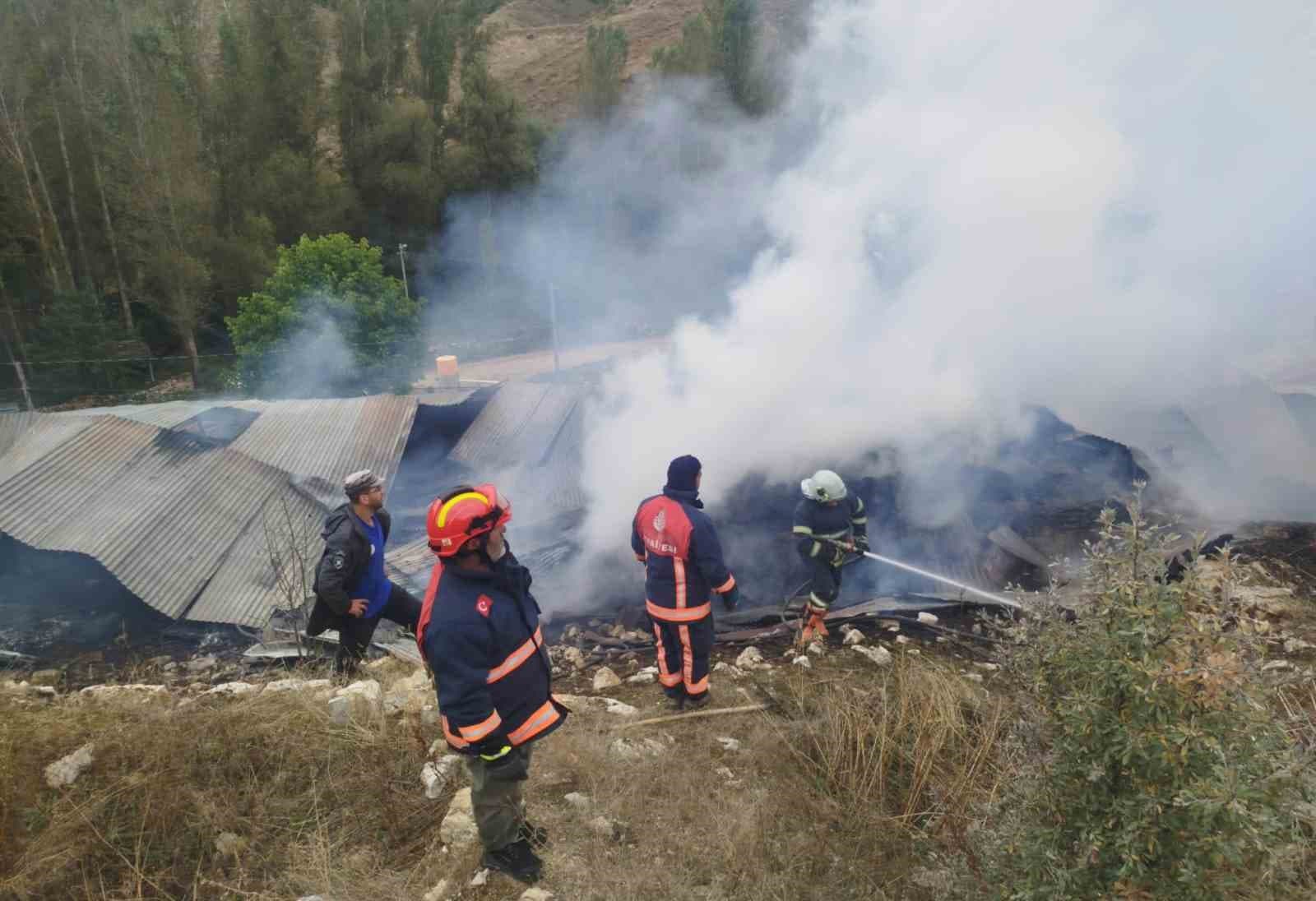 Heybetepe Köyü'ndeki Yangın Kontrol Altına Alındı