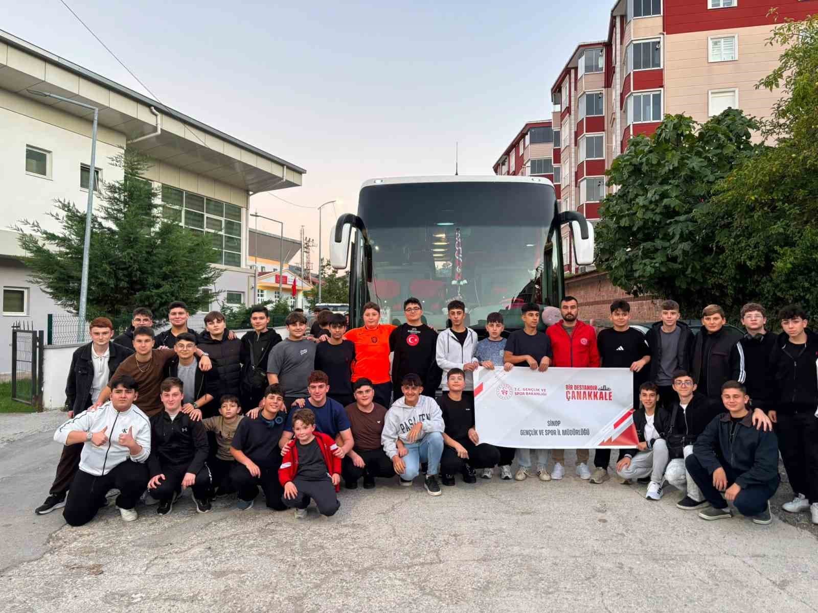 Türkeli'nin Gençleri Çanakkale'ye Yolcu Edildi