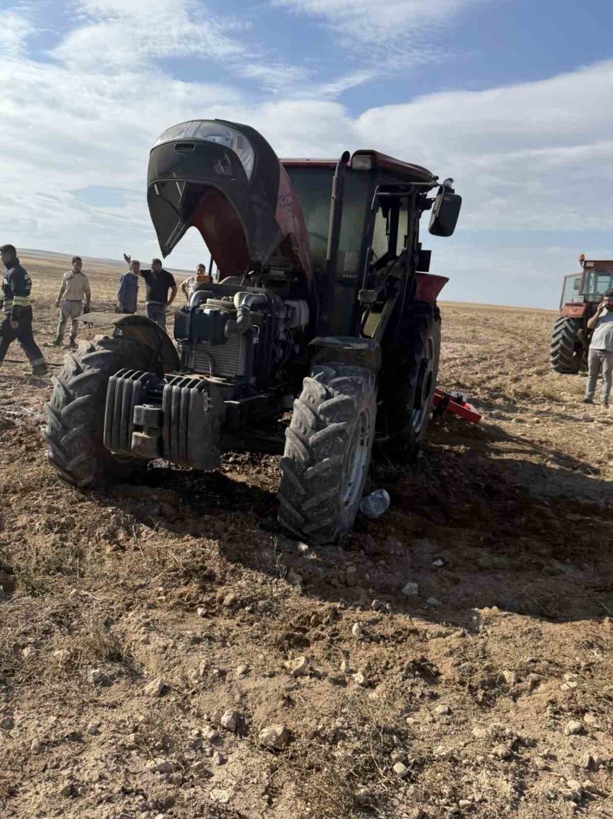 Kulu'da Traktör Yangını: Maddi Hasar Oluştu