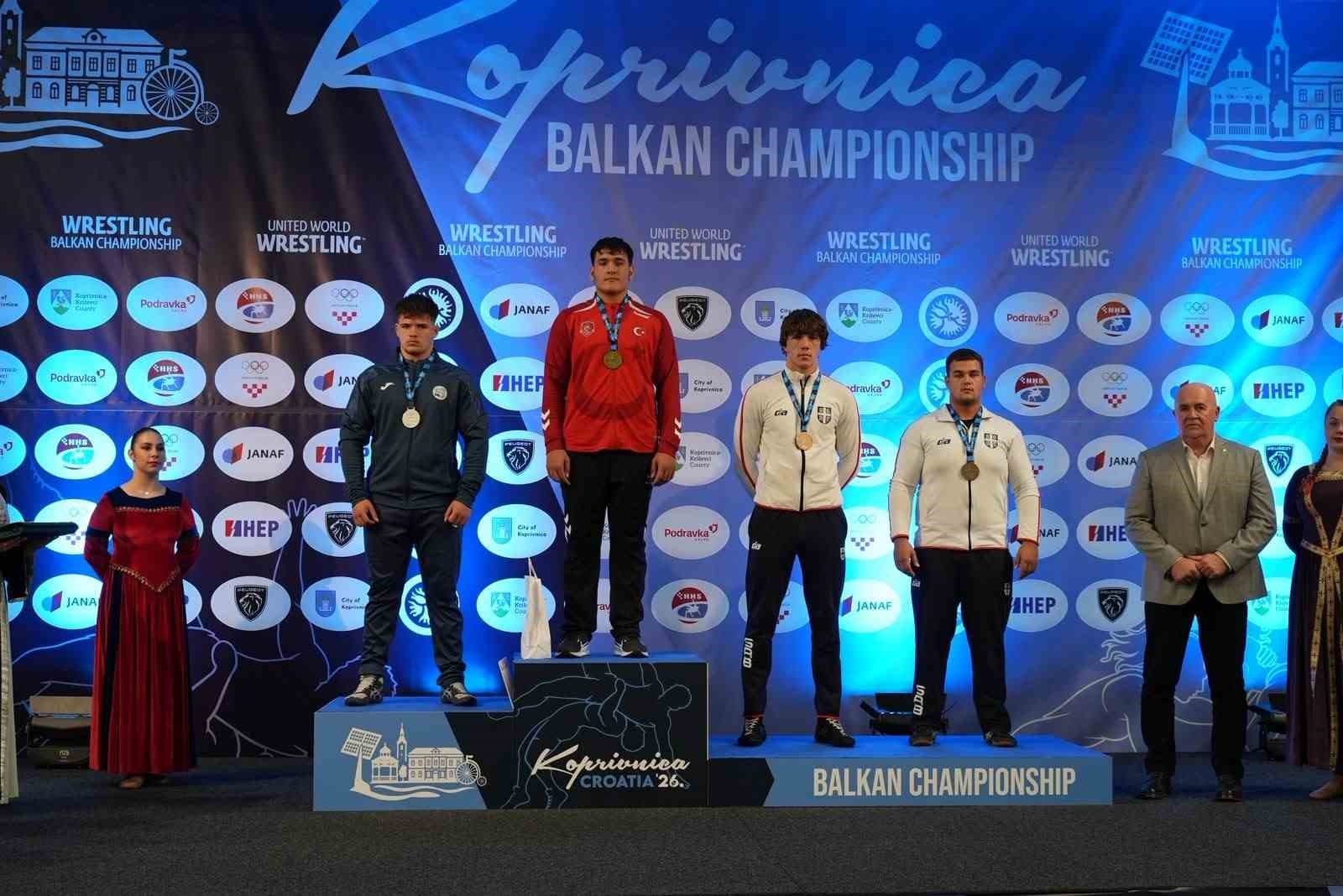 Manisalı Milli Güreşçi İbrahim Mert Eren Balkan Şampiyonu Oldu