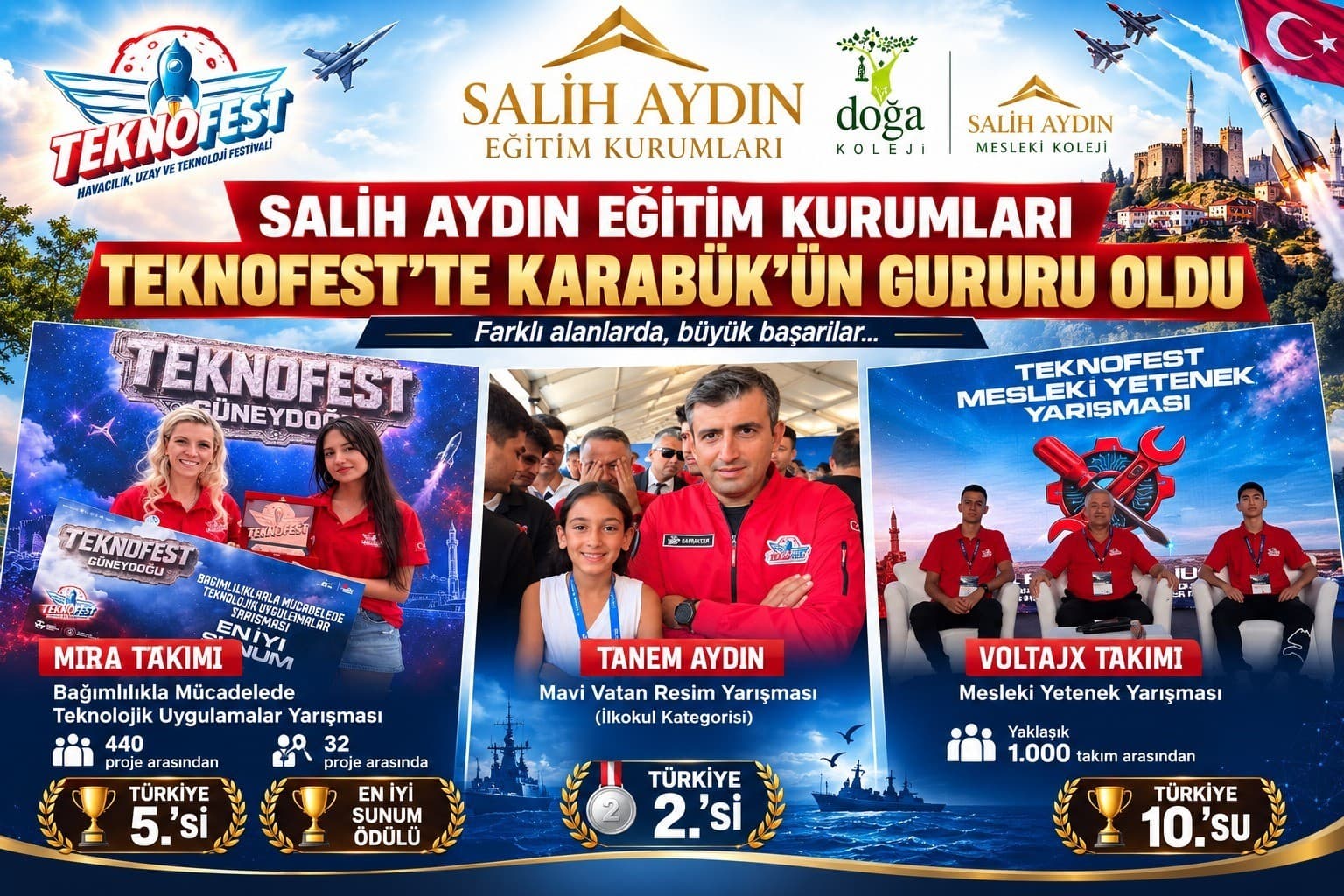 Karabüklü Öğrencilerden TEKNOFEST 2026'da Büyük Başarı