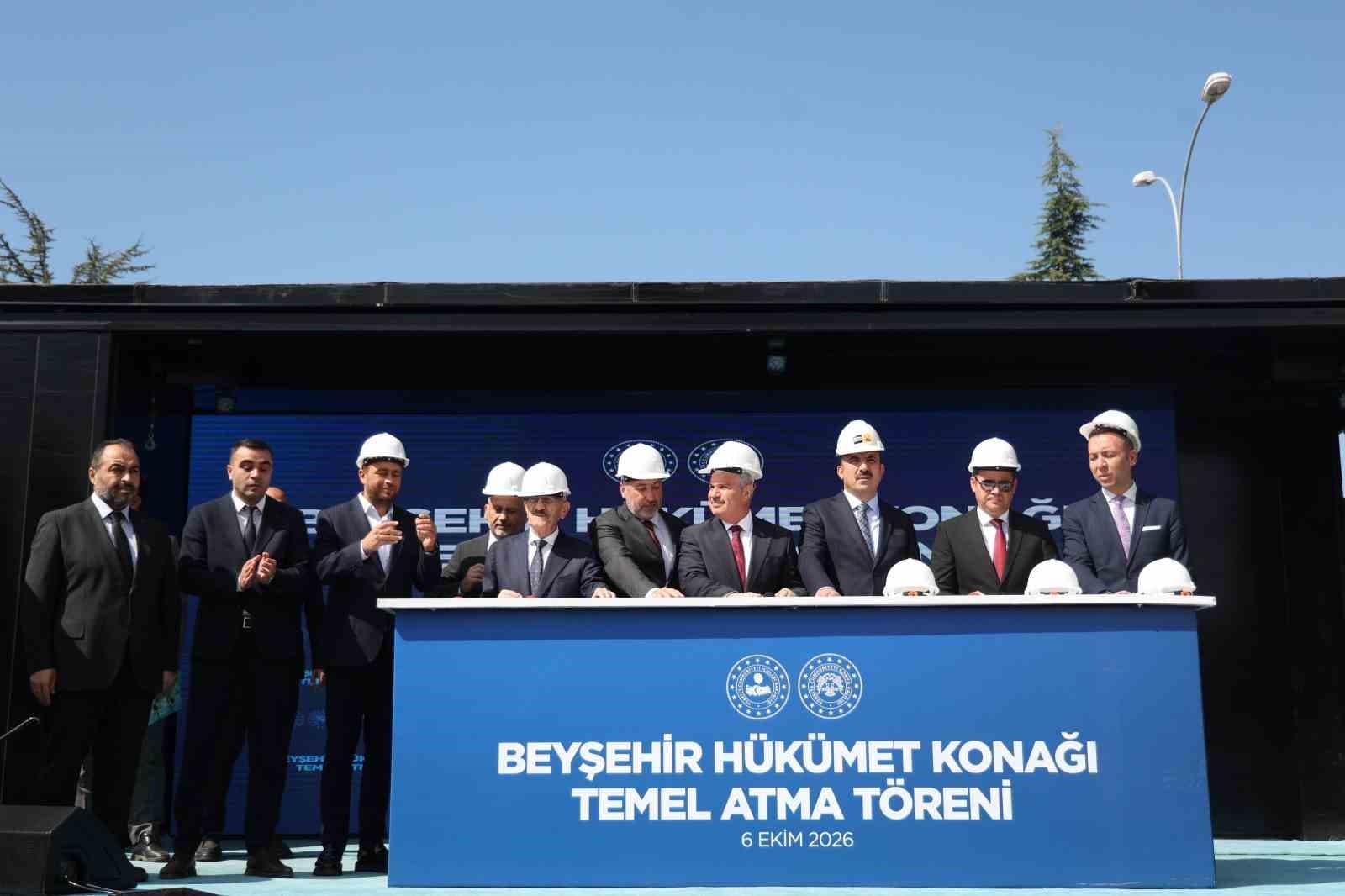Beyşehir'de Yeni Hükümet Konağı Temeli Atıldı ve Turizm Yatırımları Açıldı