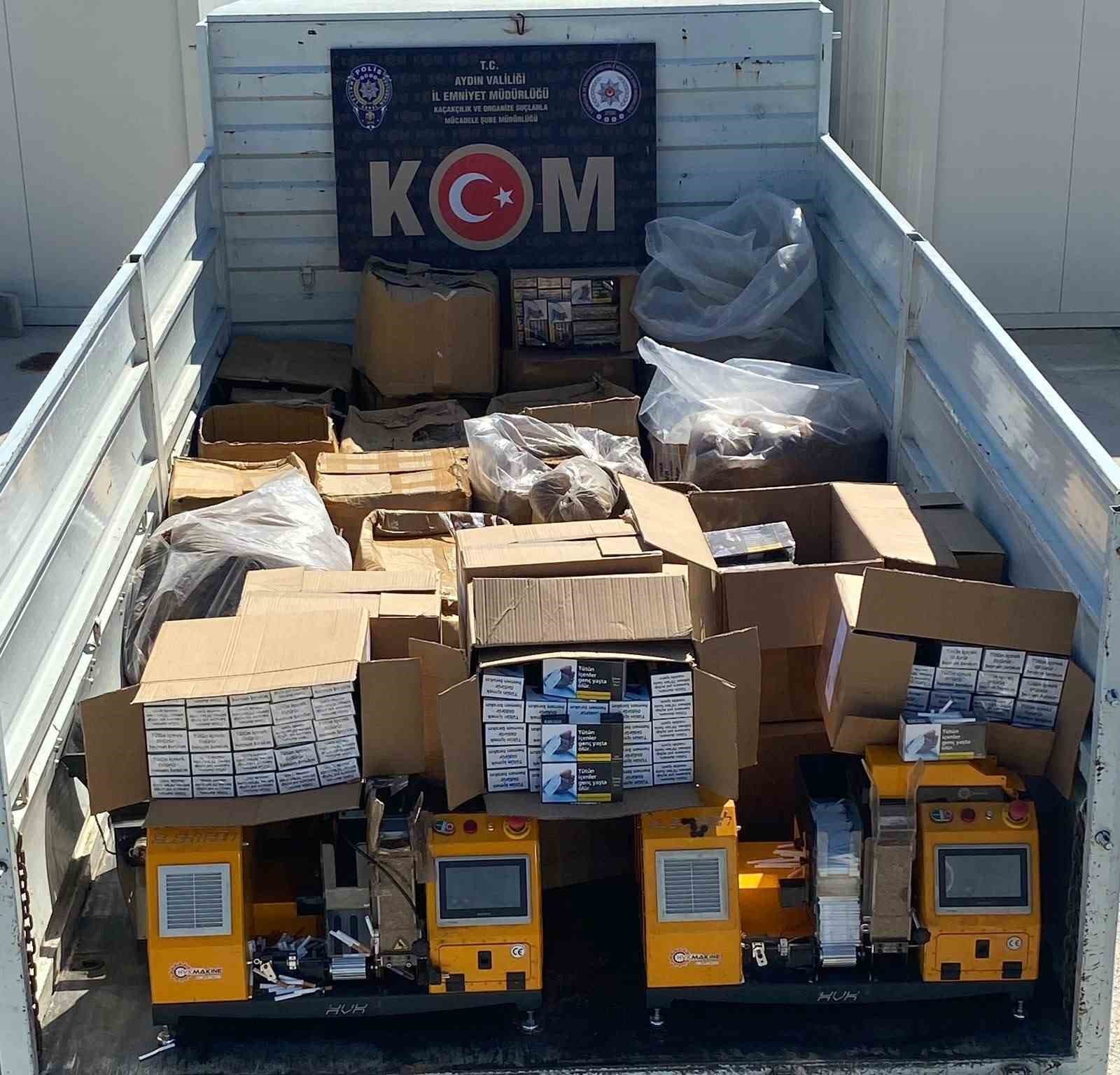 Aydın'da Kaçak Tütün Operasyonu: 3 Gözaltı