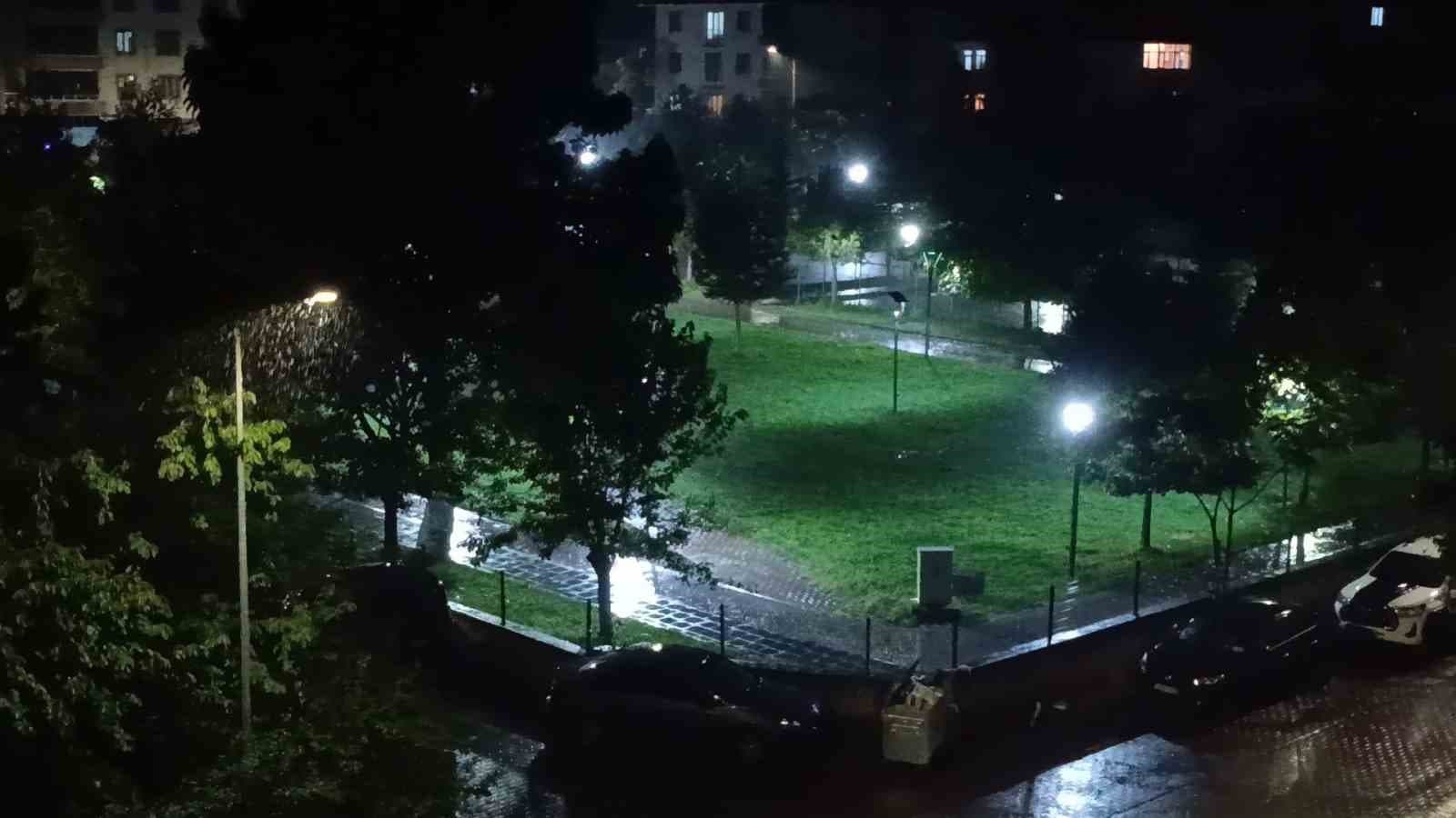 Bingöl'de Şiddetli Yağış Gece Yarısına Kadar Sürdü