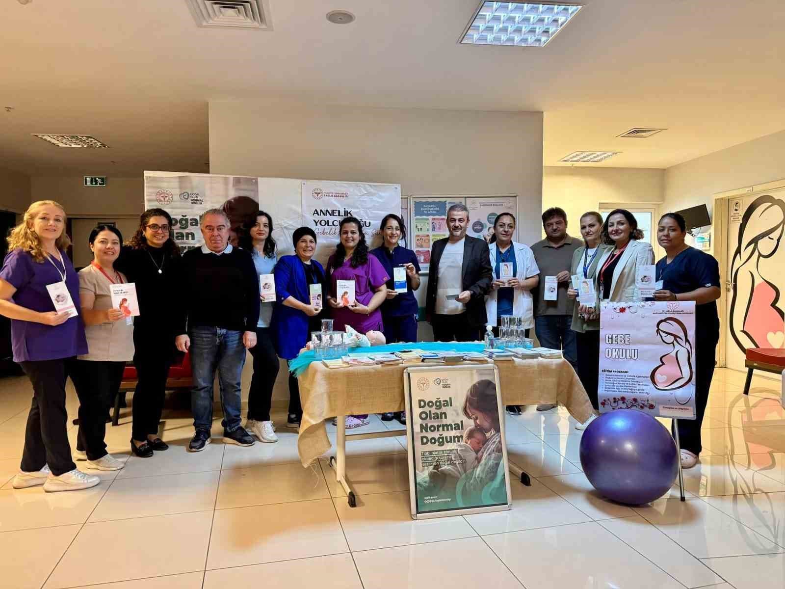 Muğla'da Normal Doğum Haftası'na Özel Farkındalık Etkinliği