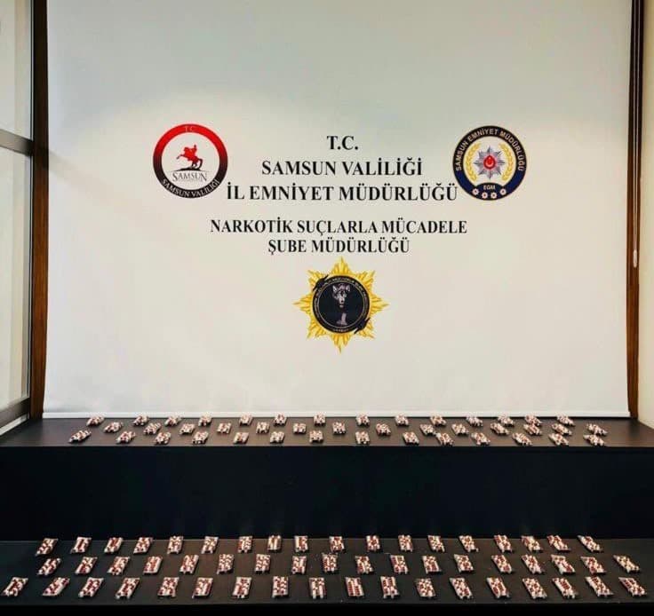 Samsun'da Narkotik Operasyonu: Binlerce Sentetik Ecza Ele Geçirildi