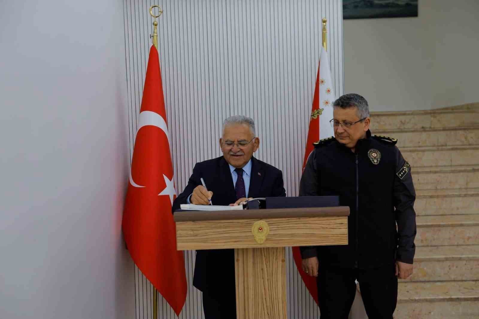 Başkan Büyükkılıç ve Belediye Başkanlarından İl Emniyet Müdürü Ergen'e Ziyaret