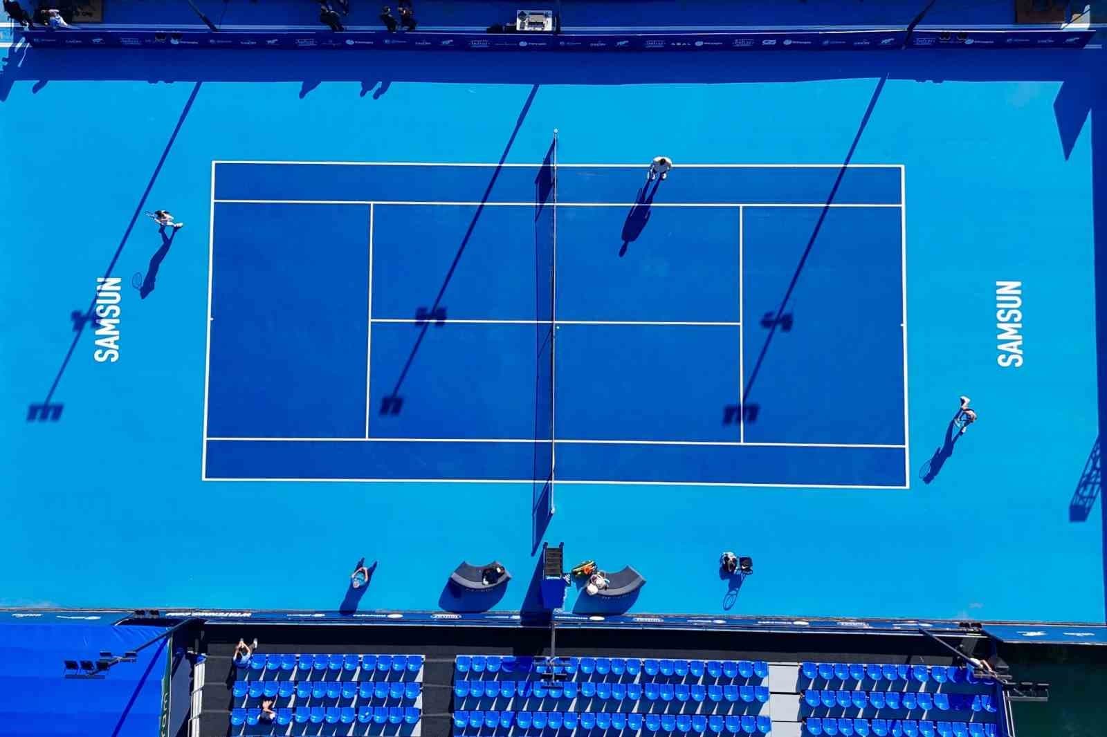 Samsun Open WTA 125 Kadınlar Tenis Turnuvası Tüm Hızıyla Sürüyor