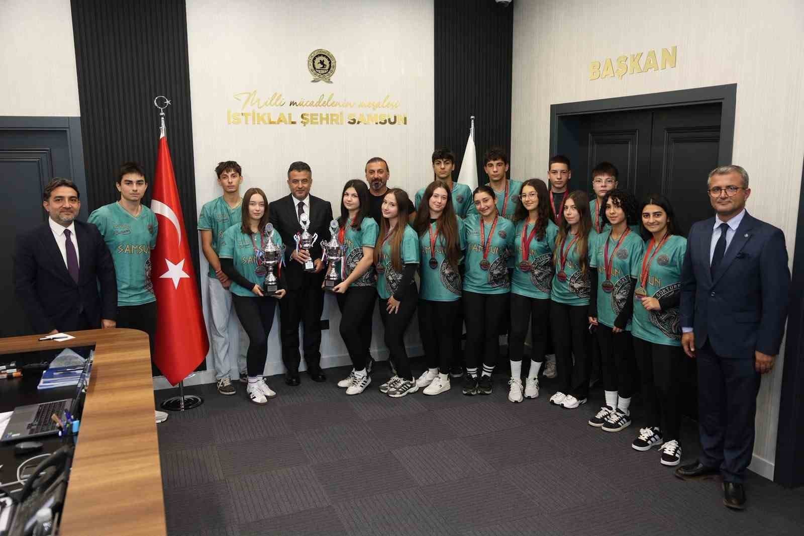 Başkan Halit Doğan'dan Şampiyon Sporculara Tebrik