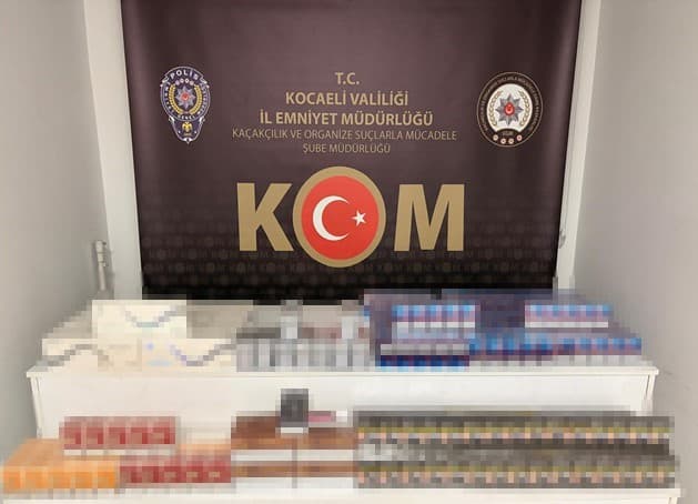 Kocaeli'de Kaçak Sigara ve Tütün Operasyonu