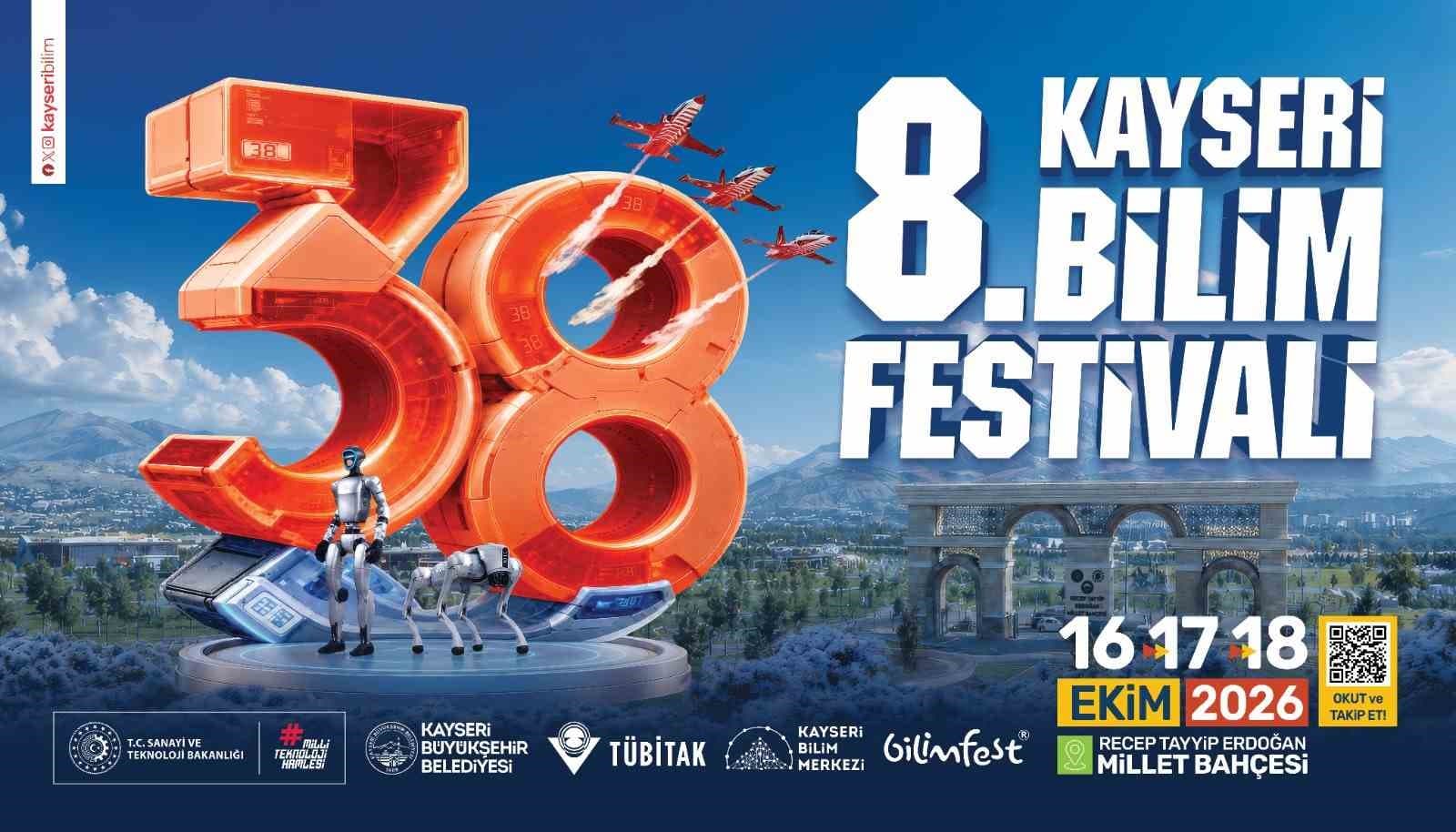 Kayseri'de Bilim ve Havacılık Rüzgarı Esecek: 8. BİLİMFEST Kapılarını Açıyor