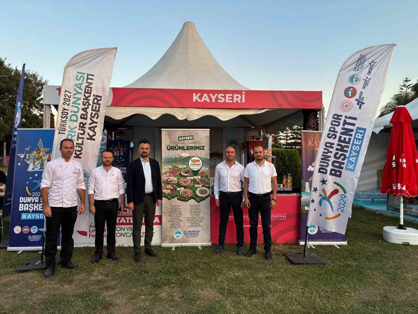 Kayseri, Tarih ve Lezzetlerini Adana Lezzet Festivali'nde Sergiliyor