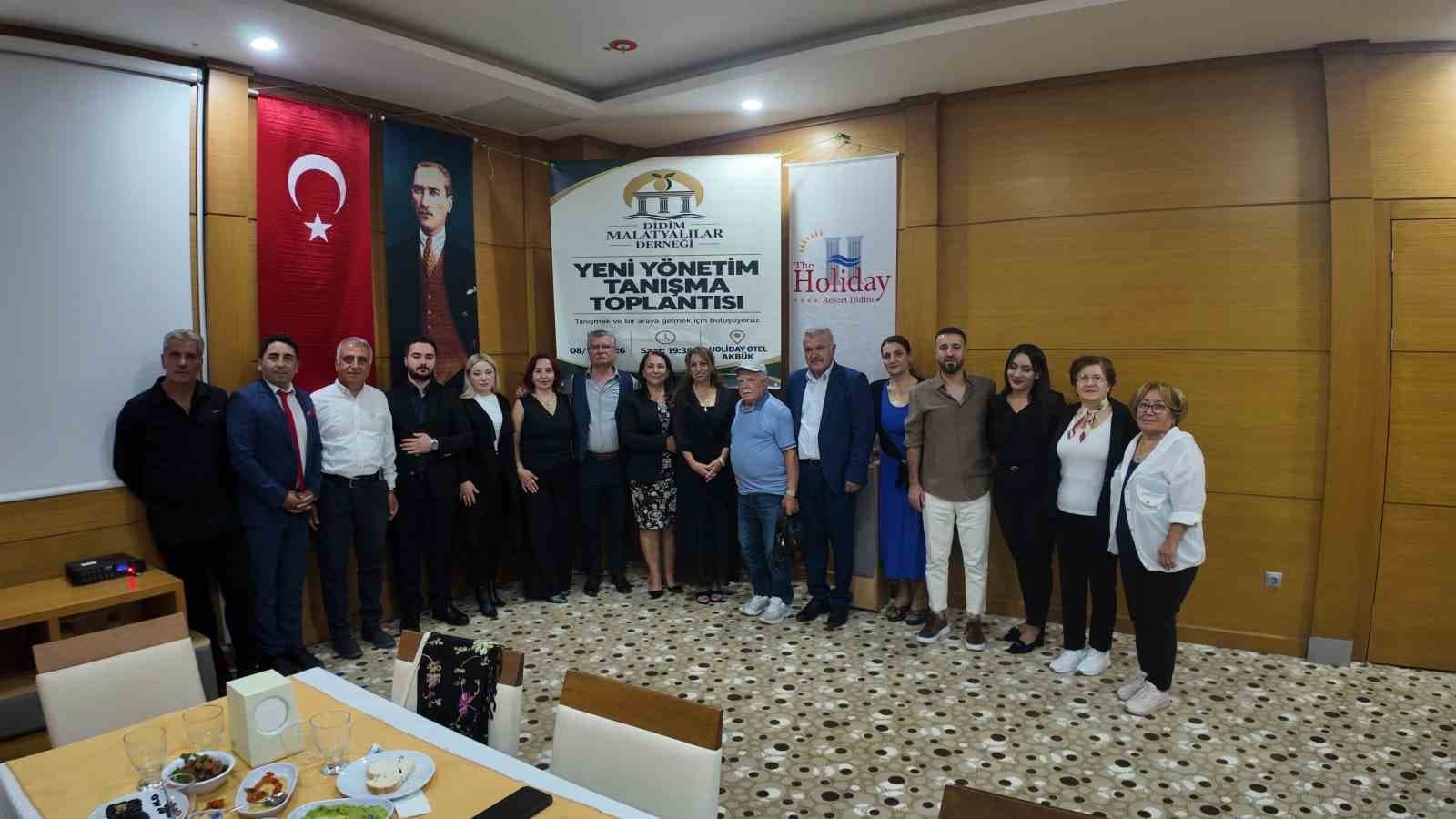 Didim Malatyalılar Derneği'nin Yeni Yönetimi İlk Toplantısını Gerçekleştirdi