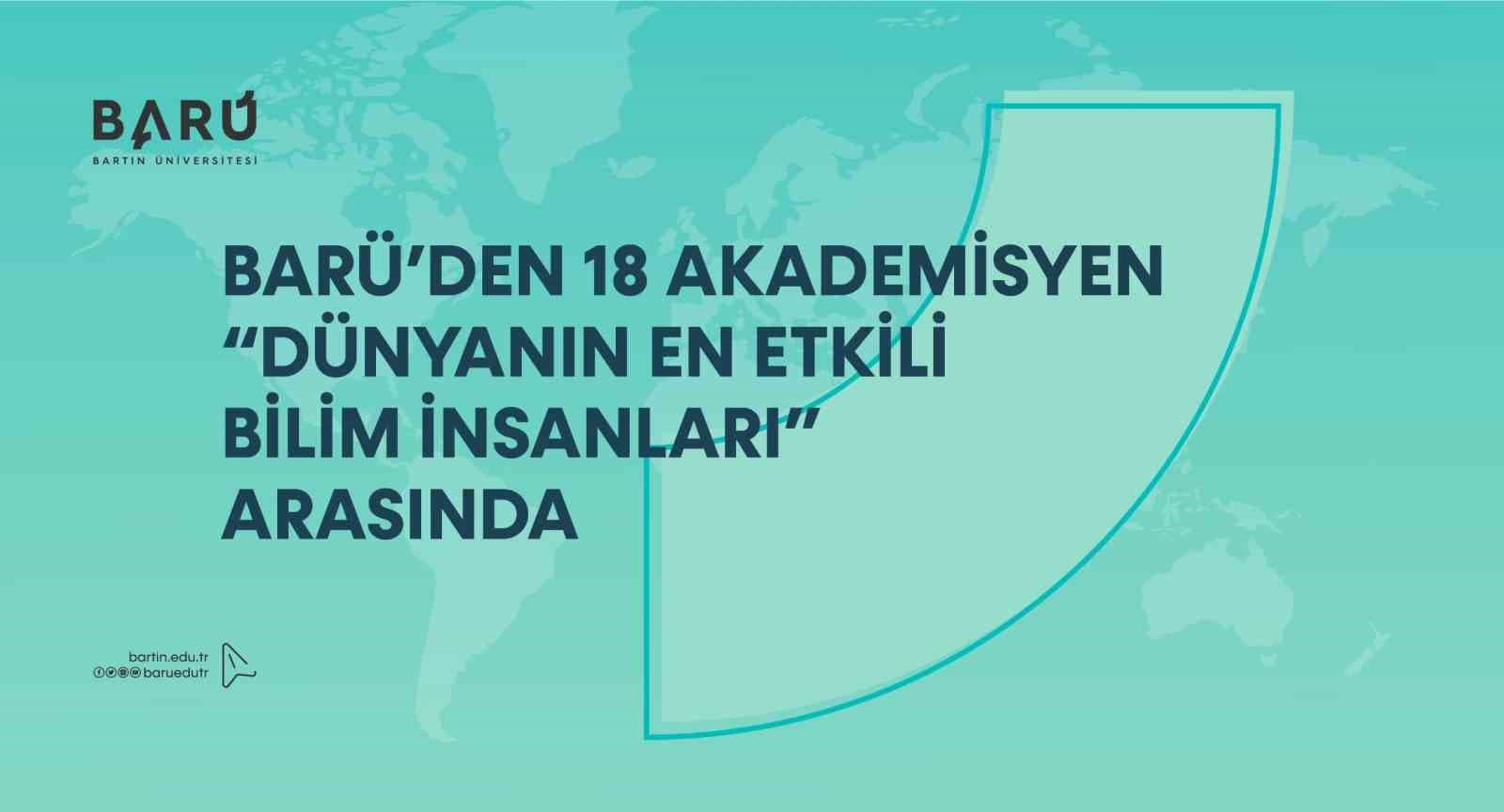 Bartın Üniversitesi'nden Küresel Başarı: 18 Akademisyen Dünyanın En Etkili Bilim İnsanları Listesinde