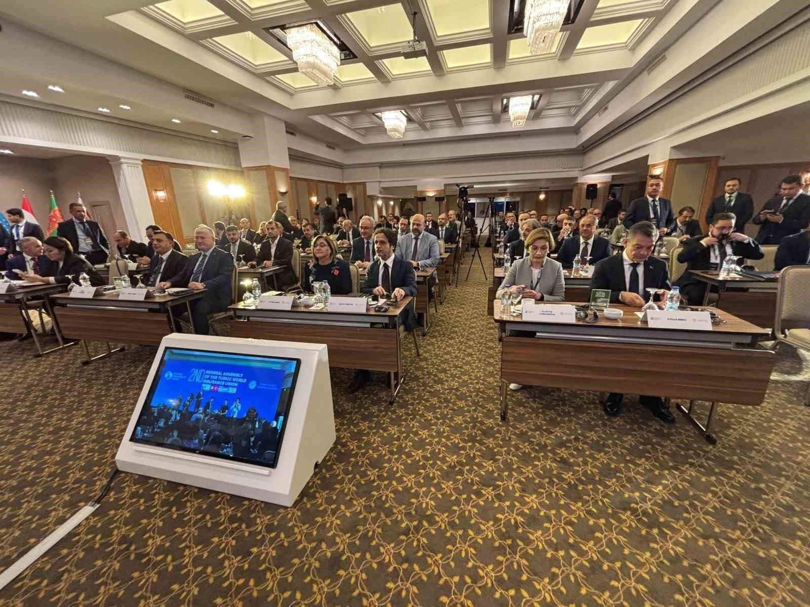 Türk Dünyası Sigorta Birliği'nin 2. Genel Kurulu Gaziantep'te Toplandı