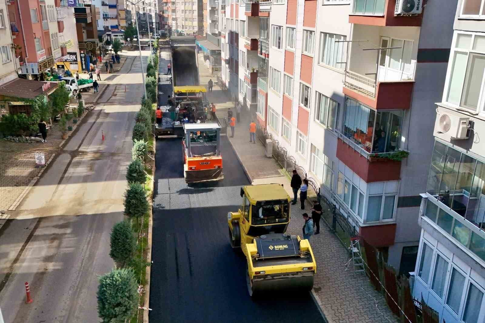 Giresun'da 3 Kilometrelik Asfalt Yenileme Hamlesi