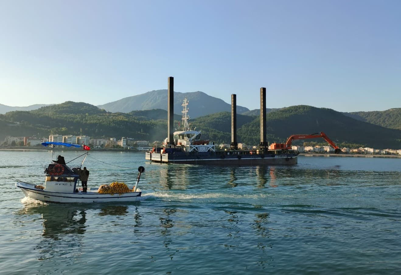 Cide Limanı'nda Tarama Çalışmaları Başladı