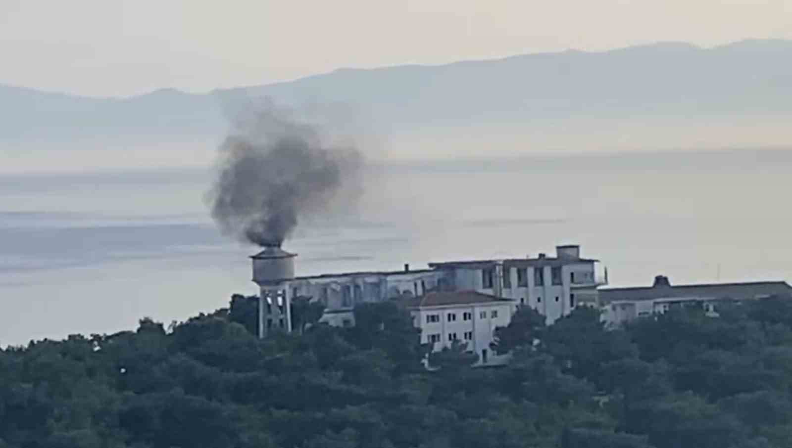 Tarihi Heybeliada Sanatoryumu'nda Yangın Paniği