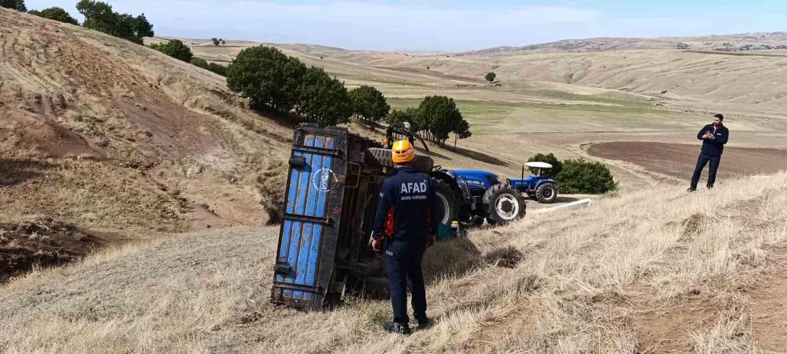 Muş'ta Traktör Kazası: Sürücü Ağır Yaralandı