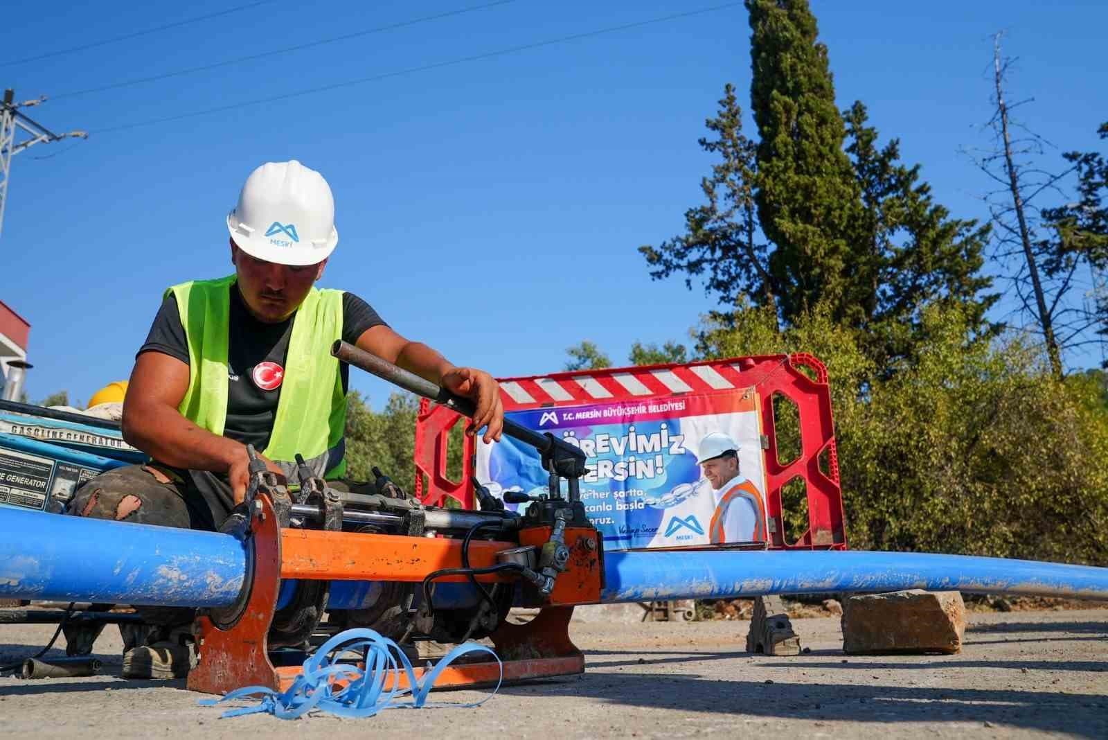 Aydıncık'ta İçme Suyu Altyapısı Yenilendi