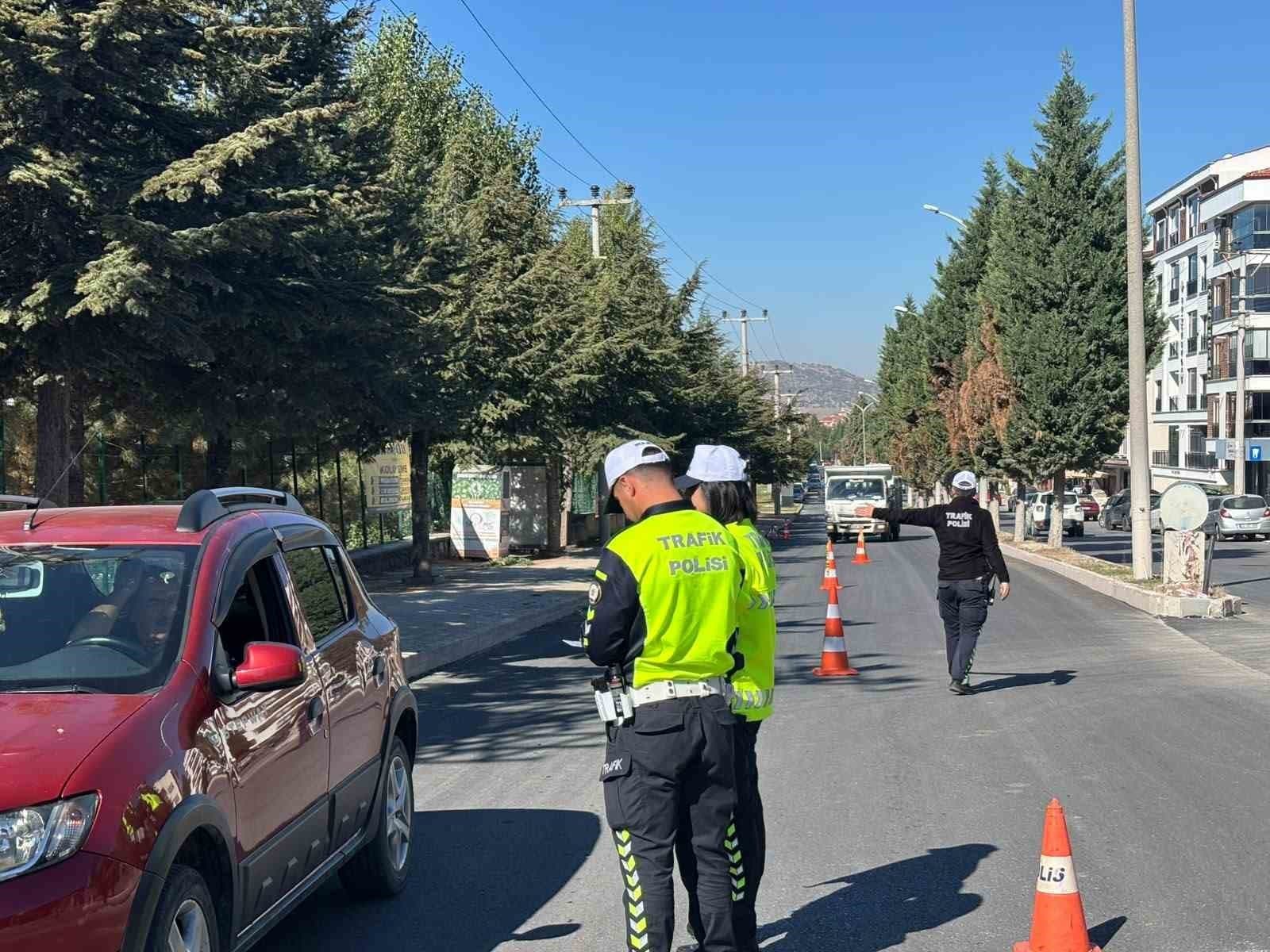 Tavşanlı'da Sürücülere Yönelik Trafik Denetimi