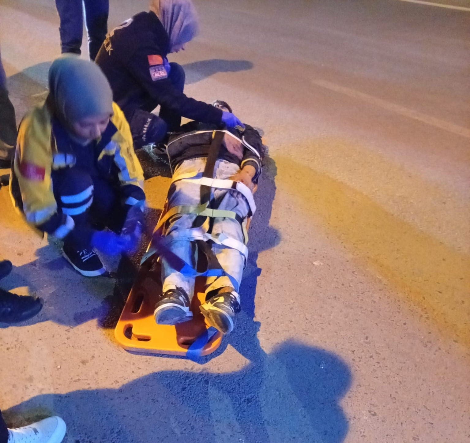 Gölbaşı'nda Motosiklet Kazası: 1 Yaralı