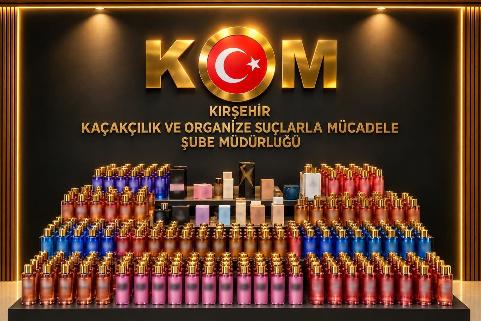 Kırşehir'de 2 Milyon TL Değerinde Kaçak Parfüm Operasyonu