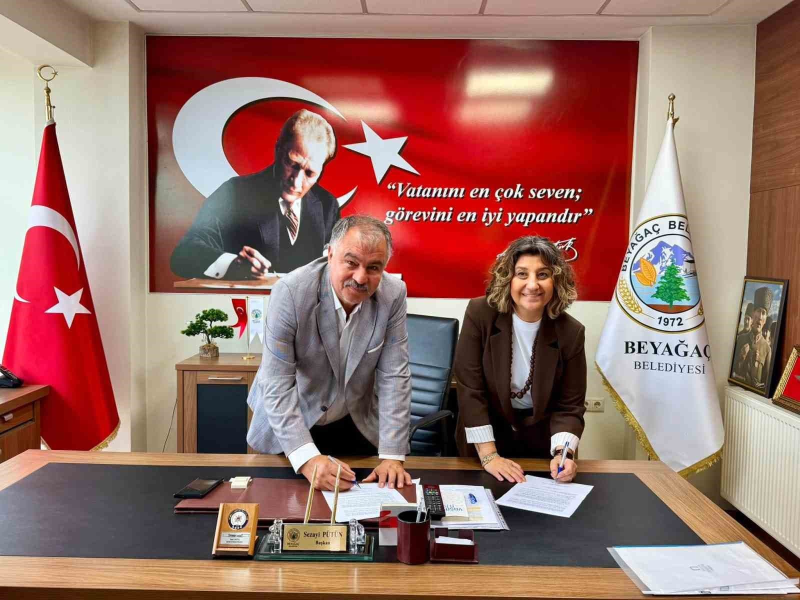 Beyağaç'ta Güvenli Yapılaşma İçin Teknik İş Birliği Protokolü İmzalandı