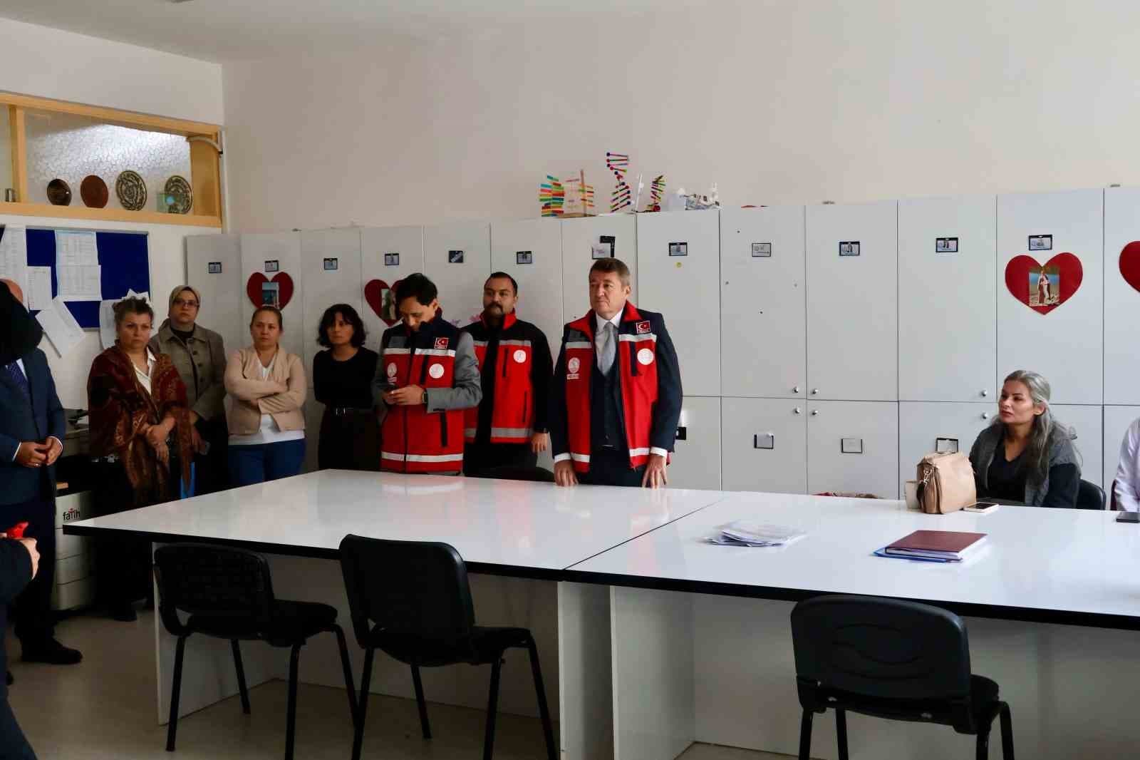 Bilecik'te Öğrencilere Yönelik Afet Farkındalık Tatbikatı