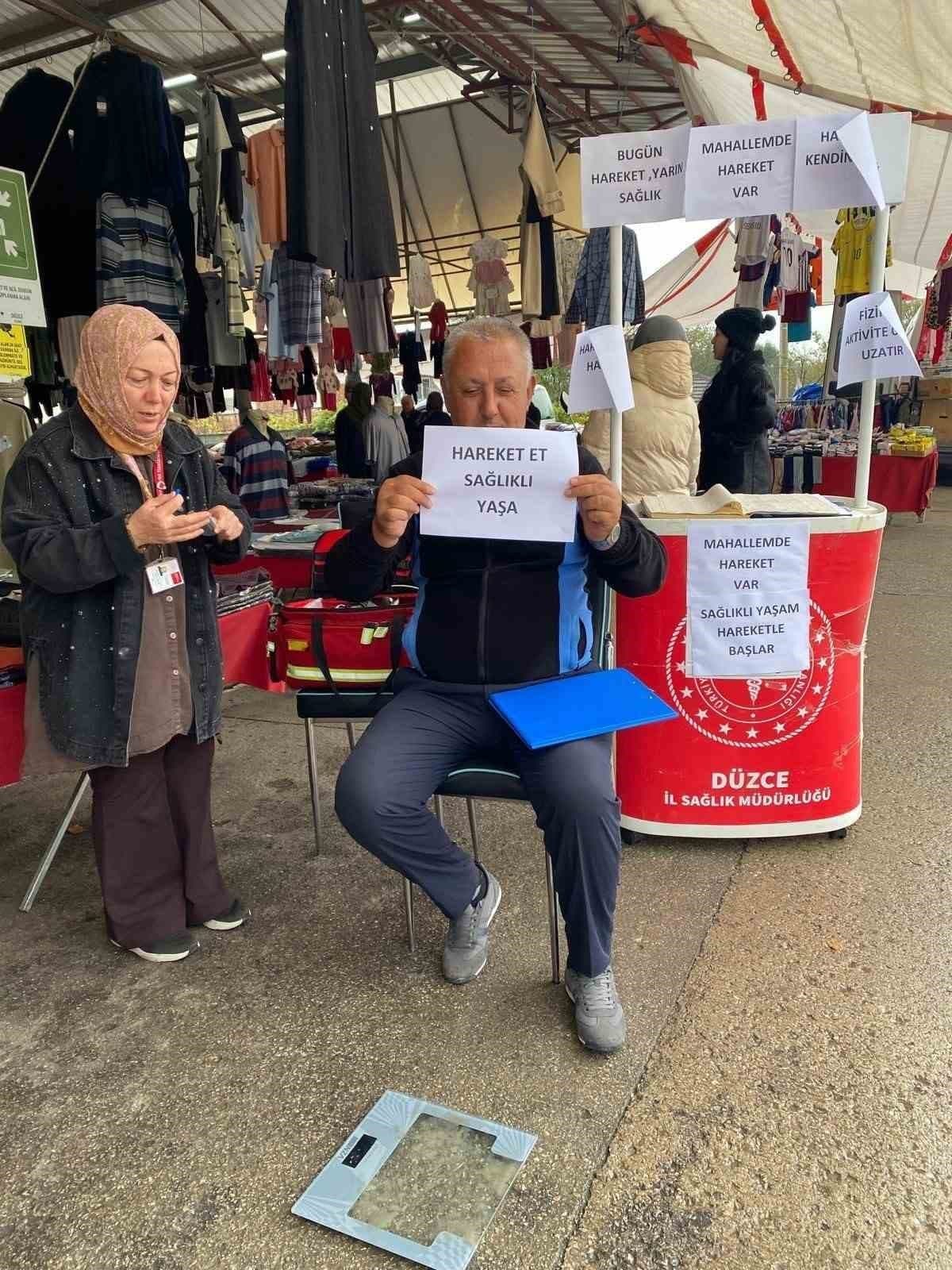 Çilimli'de Hareketli Yaşam İçin Farkındalık Etkinliği